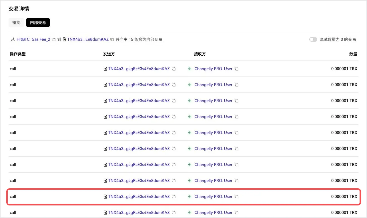 OKLink 合约内部激活示例
